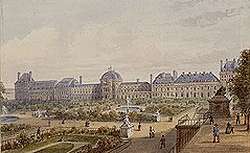 Le palais et le jardin des Tuileries : dessin / Gobaut