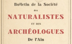 Accéder à la page "Société des naturalistes et des archéologues de l'Ain"