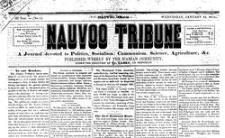 Accéder à la page "Nauvoo Tribune"