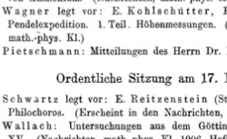 NERNST, Walther (1864-1941) Ueber die Berechnung chemischer Gleichgewichte