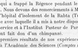 NICOLLE, Charles (1866-1936) Recherches expérimentales sur le typhus exanthématique