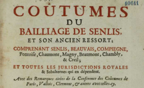 Accéder à la page "Documents de LillOnum concernant la coutume d'Ile-de-France"