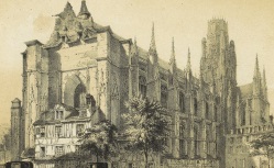 Eglise St Ouen,  Bibliothèque municipale de Rouen, U 484-8-10