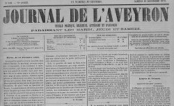 Accéder à la page "Journal de l'Aveyron (Rodez)"