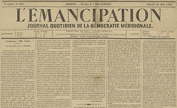 Accéder à la page "L'Emancipation / L'Emancipateur (Toulouse)"