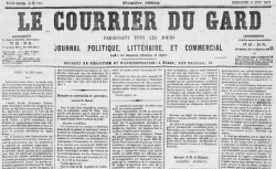 Accéder à la page "Courrier du Gard (Le) / Le Midi"