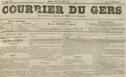 Accéder à la page "Courrier du Gers (Auch)"