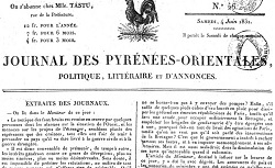 Accéder à la page "Feuilles d'affiches, annonces... ou Mémorial administratif des Pyrénées-Orientales / Journal de Perpignan et des Pyrénées-Orientales"