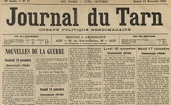 Accéder à la page "Journal du Tarn (Albi)"