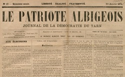 Accéder à la page "Le Patriote albigeois"