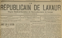 Accéder à la page "Le Républicain de Graulhet et Lavaur"