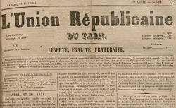 Accéder à la page "L'Union républicaine du Tarn (Albi)"