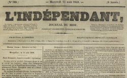 Accéder à la page "L'Indépendant (Montpellier)"