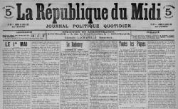 Accéder à la page "Le Messager du Midi / La République du Midi (Montpellier)"