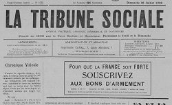 Accéder à la page "La Tribune sociale (Narbonne)"