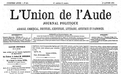 Accéder à la page "Union de l'Aude (L') (Narbonne)"