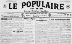 Accéder à la page "Le Populaire du Midi (Nîmes)"