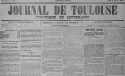 Accéder à la page "Journal de Toulouse et de Haute-Garonne"