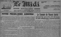 Accéder à la page "Le Midi socialiste (Toulouse)"