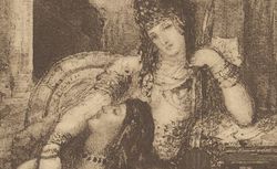 Samson et Dalila : [estampe] / Gustave Moreau pinx. [sig.] ; héliog. Dujardin