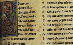 Recueil de Fabliaux, de Contes, de Fables, de Proverbes, de Romans ; Partenopeus de Blois (folio 124r)