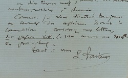 Signature de Louis Pasteur