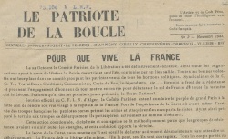 Accéder à la page "Patriote de la boucle (Le) (Joinville, Saint-Maur, Nogent, Le Perreux, Champigny...)"
