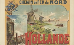  Chemin de Fer du Nord. Hollande, exposition 1895,  Fraipont, Gustave 