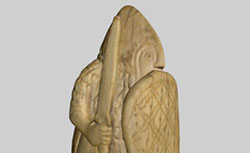 Accéder à la page "Pièce de l'échiquier de Charlemagne, soldat (pion), vers 1080-1100"