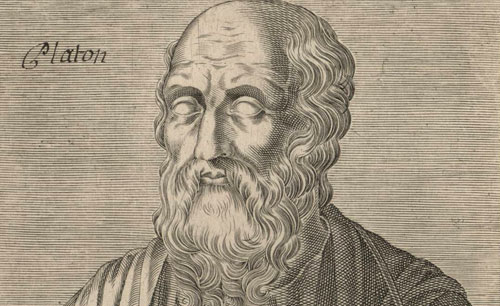 Portrait de Platon, philosophe grec