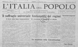 Accéder à la page "Italia del Popolo (L')"
