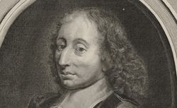 Blaise Pascal par Gérard Edelinck, graveur