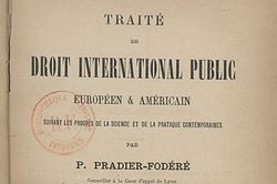 Accéder à la page "Pradier-Fodéré, Paul (1827-1904)"