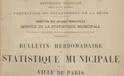 Accéder à la page "Publications de la Préfecture de la Seine"