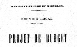 Accéder à la page "Projet de budget du service local"