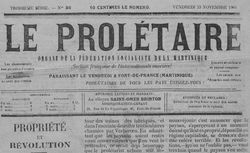 Accéder à la page "Prolétaire (Le) (Fort-de-France, Martinique)"