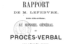 Accéder à la page "Rapports et délibérations du Conseil général"