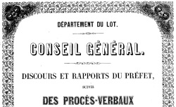 Accéder à la page "Rapports et délibérations du Conseil général"