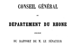 Accéder à la page "Rapports et délibérations du Conseil général"