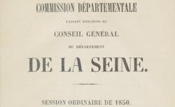 Accéder à la page "Rapports et délibérations du Conseil général de la Seine"