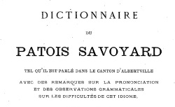 Accéder à la page "Brachet, Dictionnaire du patois savoyard, tel qu'il est parlé dans le canton d'Albertville"