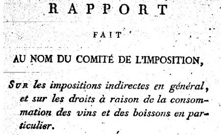 Accéder à la page "Dupont de Nemours, Pierre-Samuel. Rapport fait au nom du Comité de l'imposition, par M. Du Pont, député de Nemours - 1790"