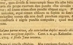 RAY, John (1627-1705) Historia Insectorum