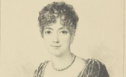 portrait d'après Isabey in Lettres de Mme de Rémusat, 1804-1811. Tome 1