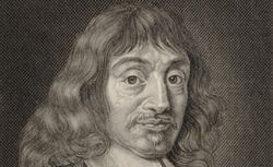 René Descartes / Karl Barth, d'après Peter Schenk 