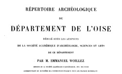 Accéder à la page "Répertoire archéologique de l'Oise"