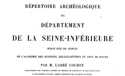 Accéder à la page "Répertoire archéologique de la Seine-Inférieure"