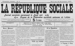 Accéder à la page "République sociale (La)"