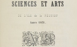 Accéder à la page "Société des sciences et arts de l'Ile de la Réunion"