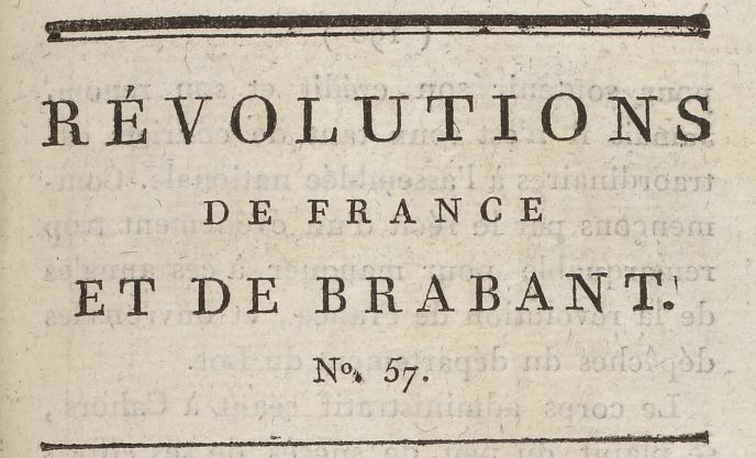 Accéder à la page "Révolutions de France et de Brabant"